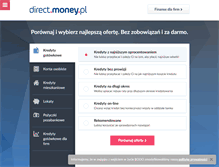 Tablet Screenshot of direct.money.pl