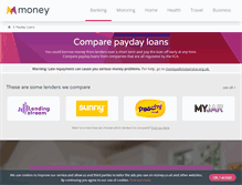 Tablet Screenshot of paydayloans.money.co.uk